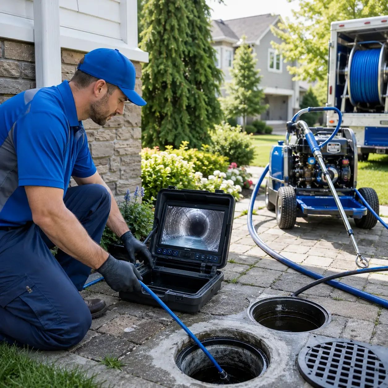Outdoor drain cleaning professionals serving Porterville, CA