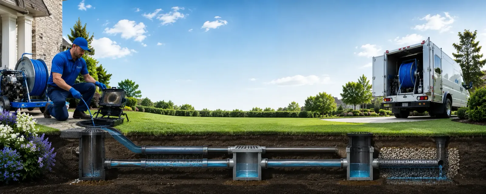Outdoor drain cleaning information for Porterville, CA
